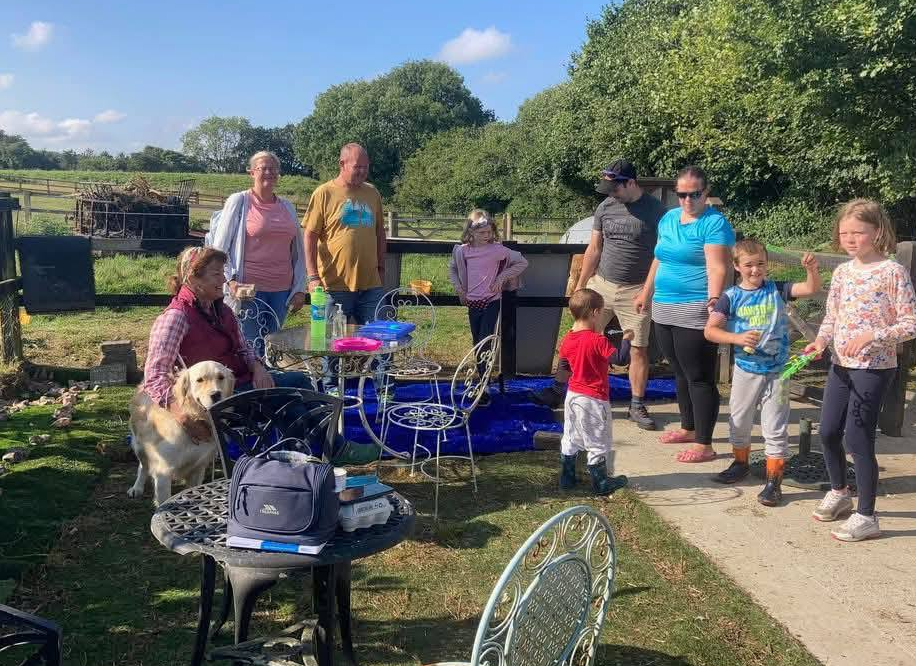 Families enjoying one of our event days